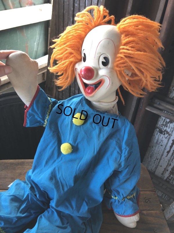 画像12: Vintage Knickerbocker Bozo the Clown Doll 75cm (A031)