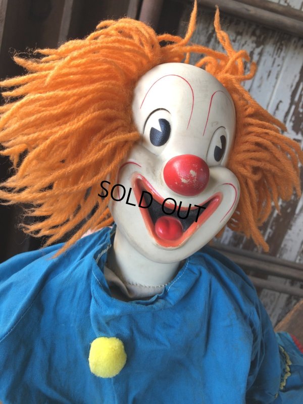 画像6: Vintage Knickerbocker Bozo the Clown Doll 75cm (A031)