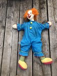 画像11: Vintage Knickerbocker Bozo the Clown Doll 75cm (A031) (11)