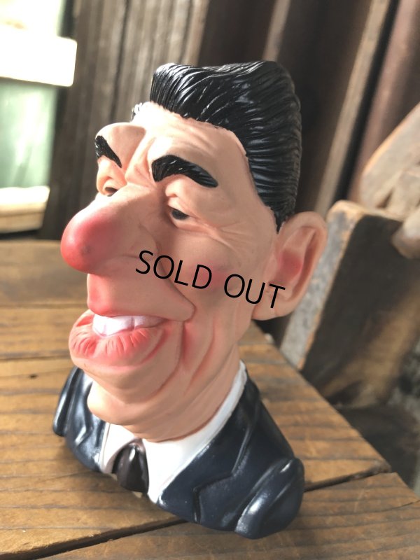 画像7: 80s Linden Group Ronald Reagan Spitting Image Squeaky Toy (A033) 