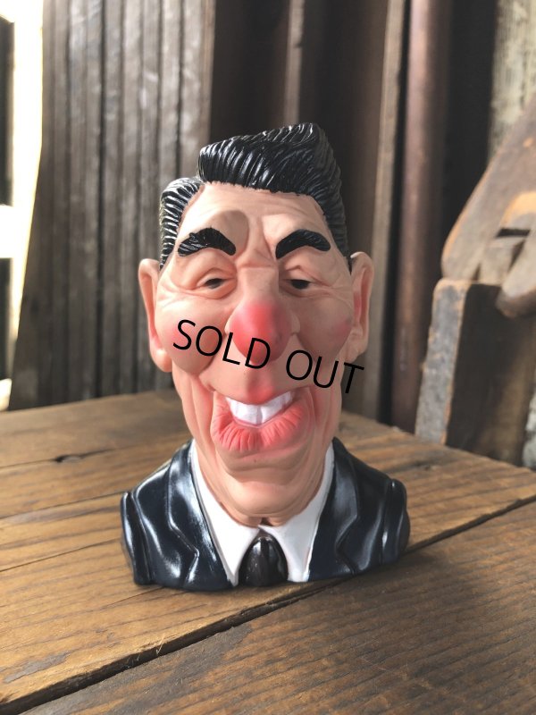画像1: 80s Linden Group Ronald Reagan Spitting Image Squeaky Toy (A033) 