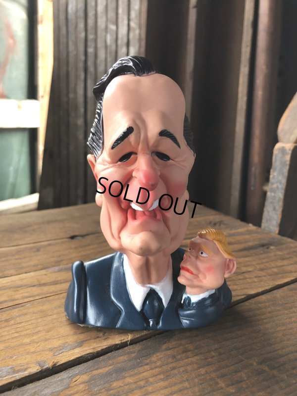 画像1: 80s Linden Group George Bush Spitting Image Squeaky Toy (A032) 