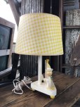画像8: 70s Vintage Nursery Originals Wooden Nursery Childrens Lamp (A034) (8)
