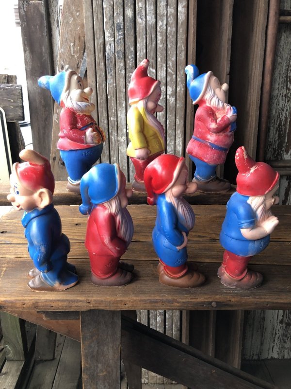 画像8: 50s Vintage Deluxe reading Corp Disney SNOW WHITE Seven Dwarfs Vinyl Dolls (A035)