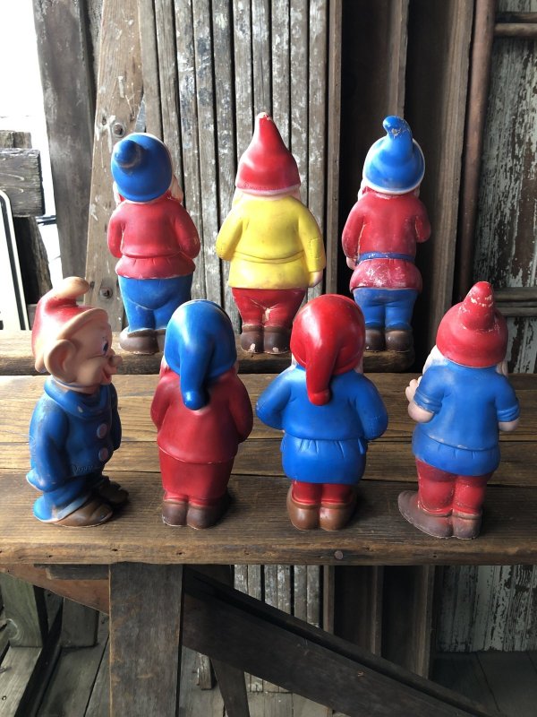 画像7: 50s Vintage Deluxe reading Corp Disney SNOW WHITE Seven Dwarfs Vinyl Dolls (A035)