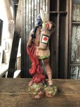 画像3: 70s Vintage Universal Statuary Native American Indian Warrior Statue 37cm (A036) (3)