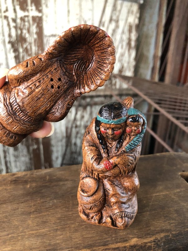 画像7: 40s Vintage Native American Indian S/P Shakers (A037)