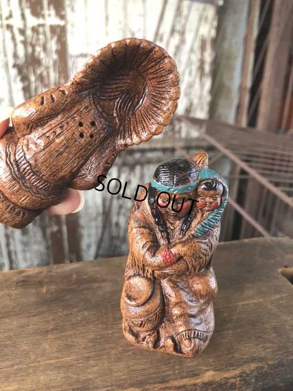 画像7: 40s Vintage Native American Indian S/P Shakers (A037)