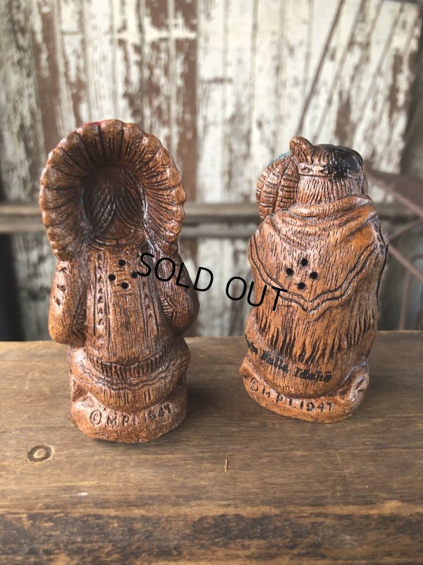 画像3: 40s Vintage Native American Indian S/P Shakers (A037)