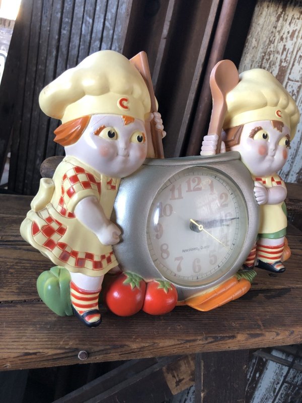 画像15: 90s CAMPBELL'S SOUP KIDS Kitchen Wall Clock Works (A037)