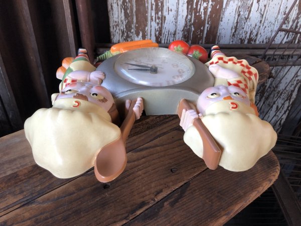画像17: 90s CAMPBELL'S SOUP KIDS Kitchen Wall Clock Works (A037)