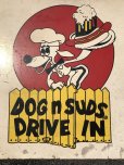 画像13: Vintage Advertising Dog n Suds Hot Dog and Root Beer Drive-in Store Display Sign RARE! HTF!! (A038) (13)