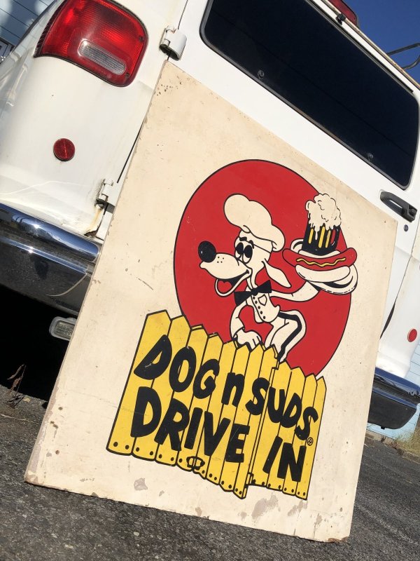 画像14: Vintage Advertising Dog n Suds Hot Dog and Root Beer Drive-in Store Display Sign RARE! HTF!! (A038)