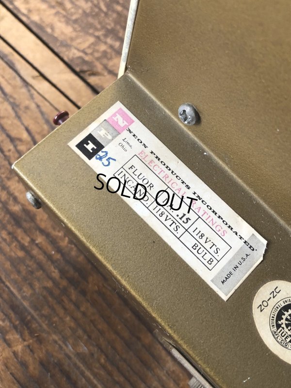 画像16: 60s Vintage Burgermeister Beer Advertising Lighted Store Display Sign (A039)