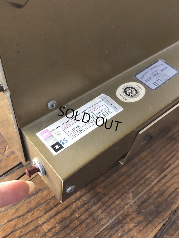 画像3: 60s Vintage Burgermeister Beer Advertising Lighted Store Display Sign (A039)