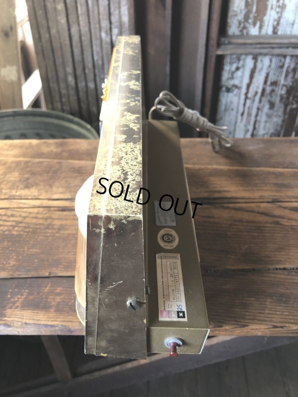 画像14: 60s Vintage Burgermeister Beer Advertising Lighted Store Display Sign (A039)