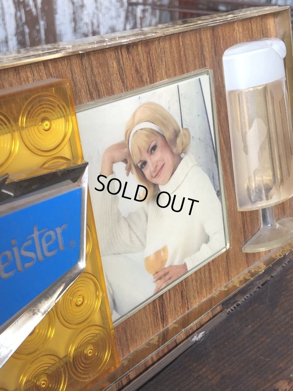 画像10: 60s Vintage Burgermeister Beer Advertising Lighted Store Display Sign (A039)