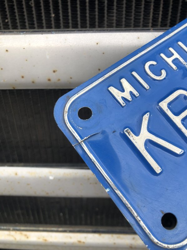 画像2: Vintage License Plate MICHIGAN KB810 CYCLE (A041)