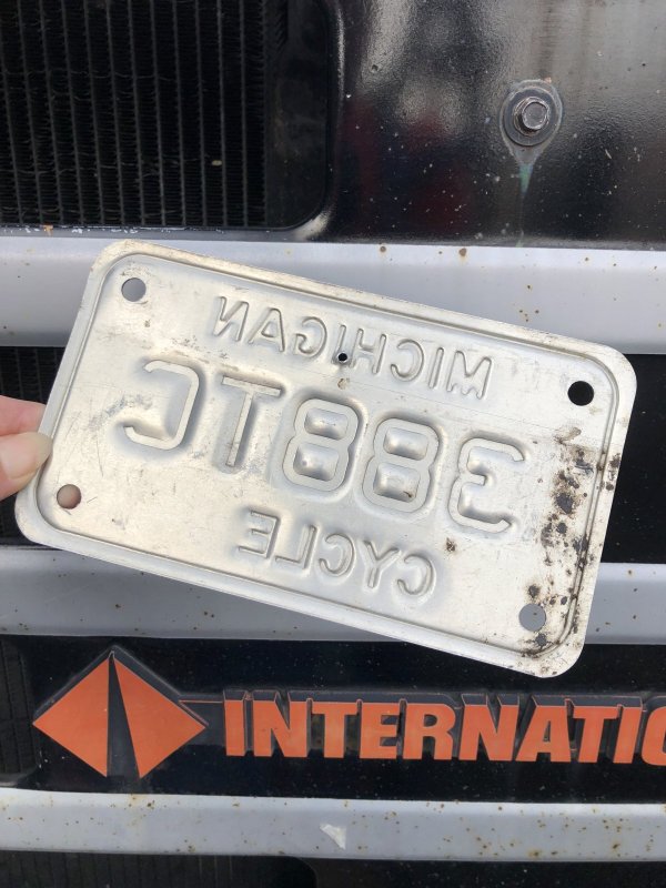 画像2: Vintage License Plate MICHIGAN 388TC CYCLE (A042)