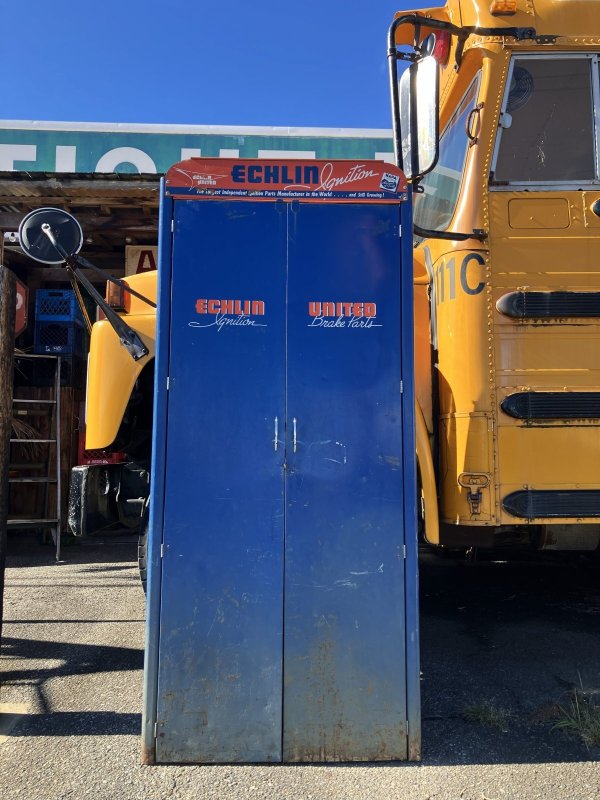 画像1: 【店舗引き取り限定】 Vintage Napa ECHLIN Automotive Mechanic's Parts Freestanding Metal Cabinet (A049)