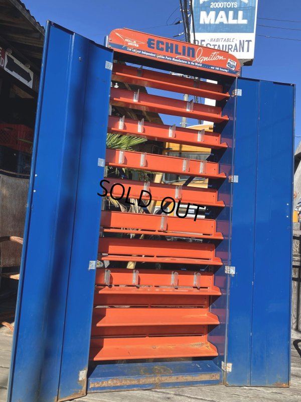 画像10: 【店舗引き取り限定】 Vintage Napa ECHLIN Automotive Mechanic's Parts Freestanding Metal Cabinet (A049)