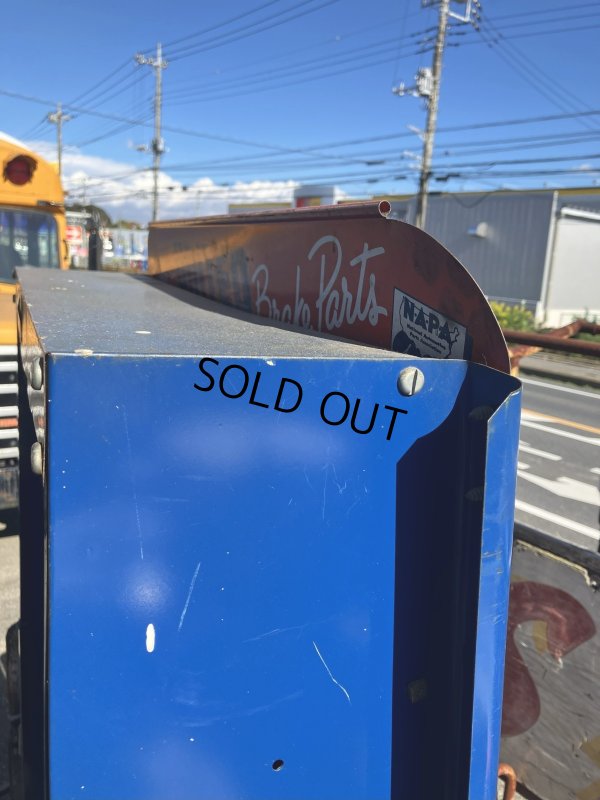 画像7: 【店舗引き取り限定】 Vintage Napa ECHLIN Automotive Mechanic's Parts Freestanding Metal Cabinet (A049)