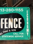 画像4: Vintage Ace Fence Co Sign (A054) (4)