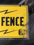 画像4: Vintage Electric Fence Farm Warning Sign (A053) (4)