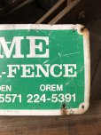 画像4: Vintage Acme Rent-A-Fence Co Sign (A055) (4)