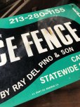 画像3: Vintage Ace Fence Co Sign (A054) (3)