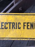 画像3: Vintage Electric Fence Farm Warning Sign (A051) (3)