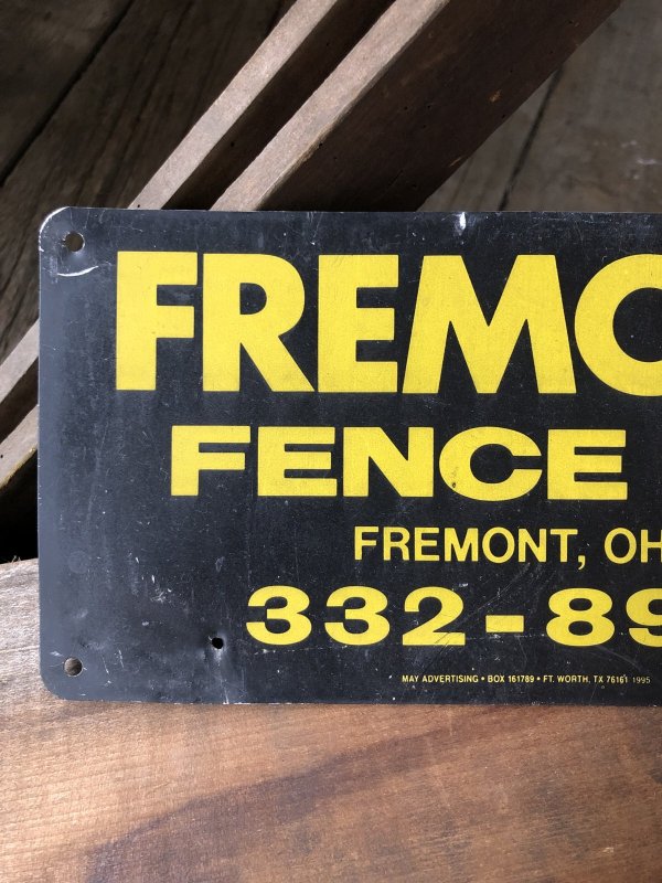 画像4: Vintage Fremont Fence Co Sign (A056)