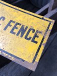 画像4: Vintage Electric Fence Farm Warning Sign (A051) (4)