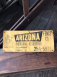 画像2: Vintage Arizona Fence Co Sign (A057) (2)