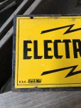 画像2: Vintage Electric Fence Farm Warning Sign (A053) (2)