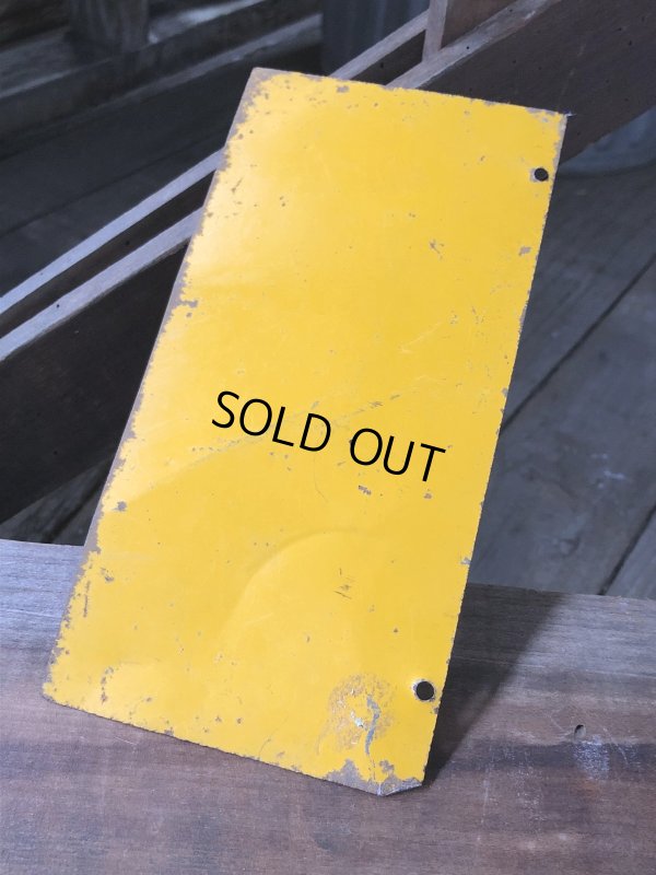 画像5: Vintage Electric Fence Farm Warning Sign (A051)