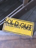 Vintage Electric Fence Farm Warning Sign (A051)