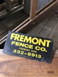 画像3: Vintage Fremont Fence Co Sign (A056) (3)