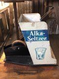 70s Vintage Alka Seltzer Counter Display W/Tape Dispenser (A059)