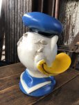 画像5: 70s Vintage Disney Donald Duck Face Coin Bank (A062) (5)