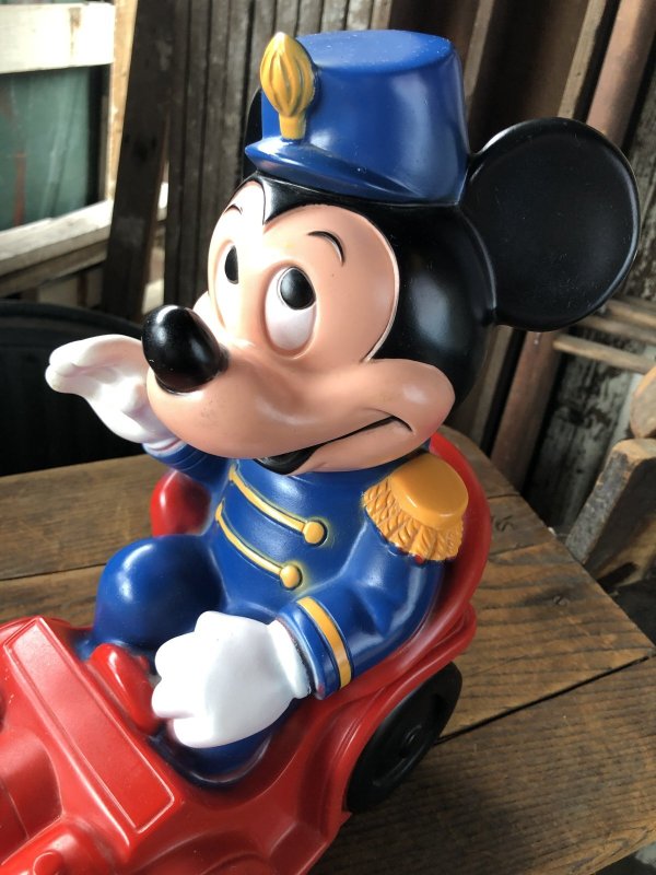 画像8: 70s Vintage Disney Mickey Mouse Parade Coin Bank (A061)