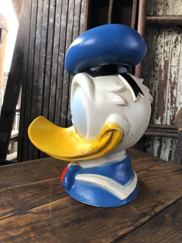 画像3: 70s Vintage Disney Donald Duck Face Coin Bank (A062)