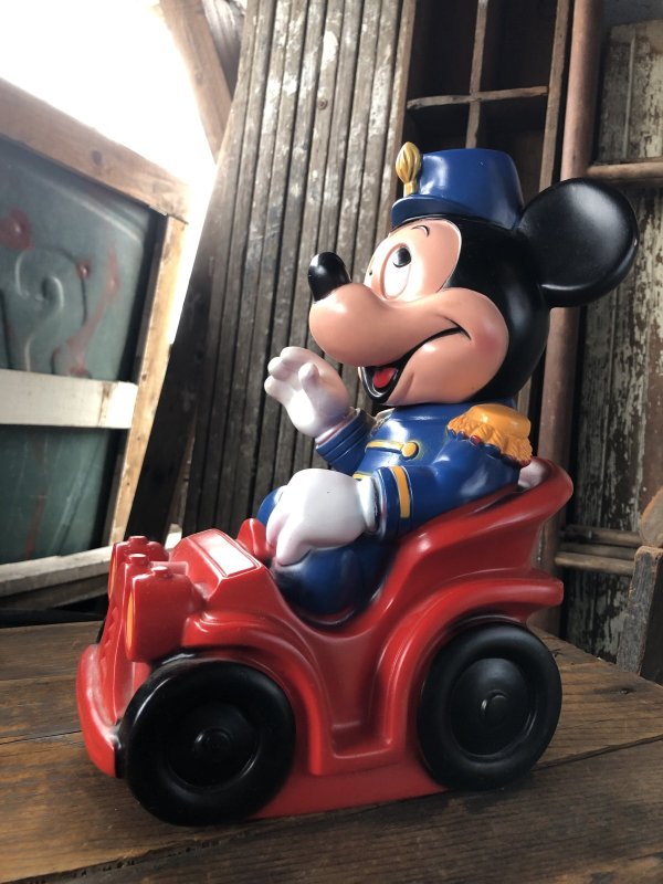 画像3: 70s Vintage Disney Mickey Mouse Parade Coin Bank (A061)