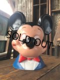 70s Vintage Disney Mickey Mouse Face Coin Bank (A063)