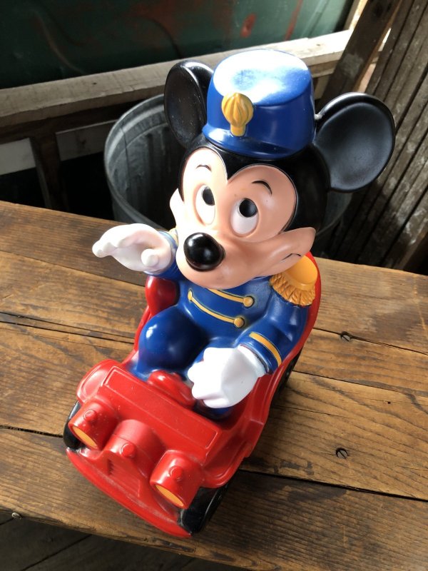 画像2: 70s Vintage Disney Mickey Mouse Parade Coin Bank (A061)