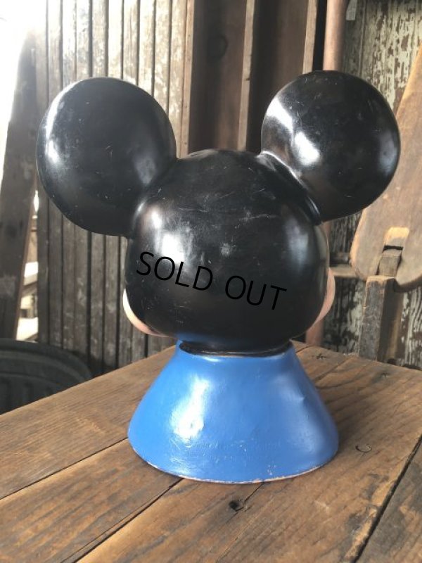 画像3: 70s Vintage Disney Mickey Mouse Face Coin Bank (A063)