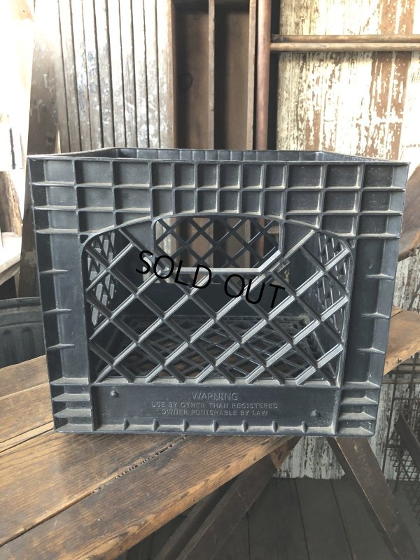 画像6: Vintage USA  DAIRY FOODS Heavy Duty Plastic Milk Crate CRYSTAL (K) 
