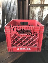 Vintage USA  DAIRY FOODS Heavy Duty Plastic Milk Crate SMITH'S (D) 