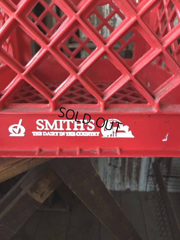 画像4: Vintage USA  DAIRY FOODS Heavy Duty Plastic Milk Crate SMITH'S (D) 
