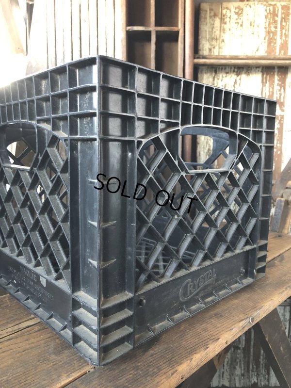 画像4: Vintage USA  DAIRY FOODS Heavy Duty Plastic Milk Crate CRYSTAL (K) 